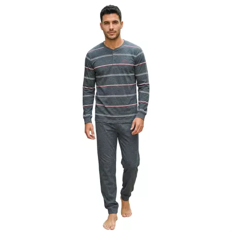 Pijama Homem Verão 265013 Cinza Muslher