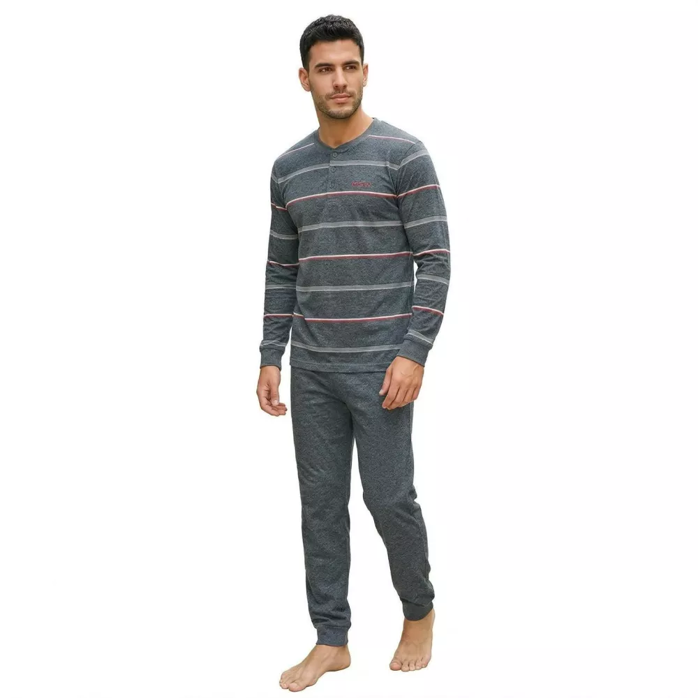 Pijama Homem Verão 265013 Cinza Muslher