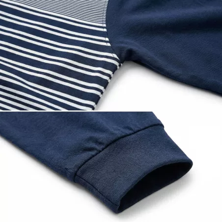 Herren Sommer Pyjama 265015 Marine Muslher