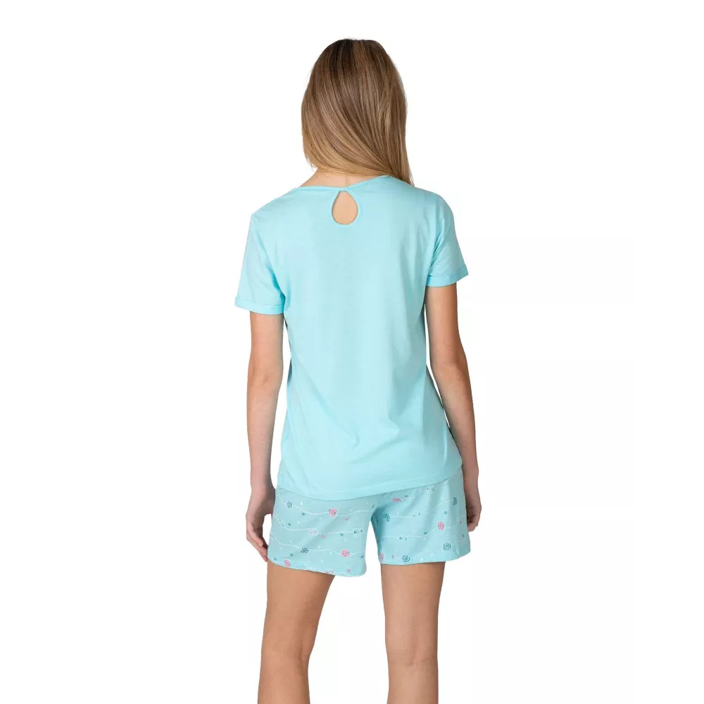 Pyjama Femme Été P261209 Turquoise Massana