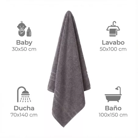 Toalla Omega 100% Algodón Egipcio 700 gr/m2 Abecé Casa