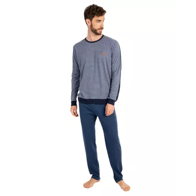 Pijama Hombre Invierno 741317 Azul Massana