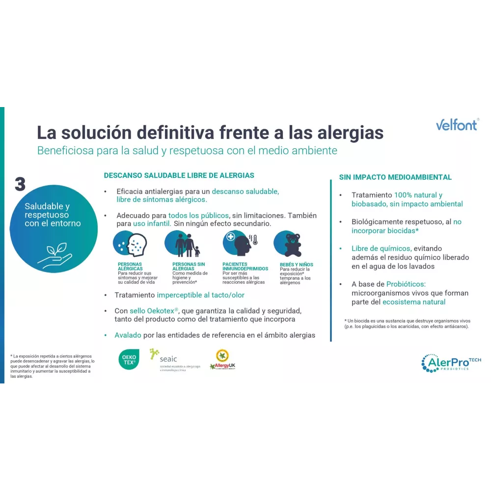 Visco Antiallergen Kissen Aler Protech Velfont