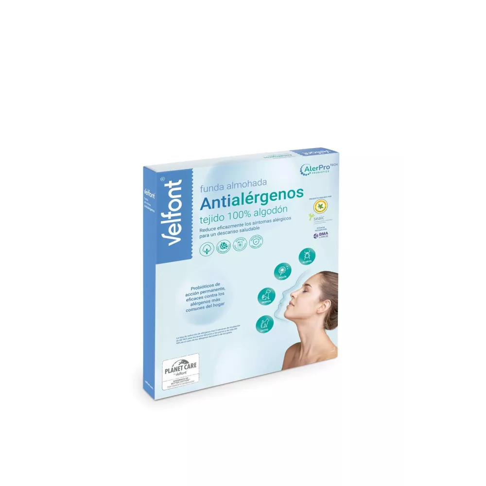 Housse de Coussin Point Anti-allergènes Velfont