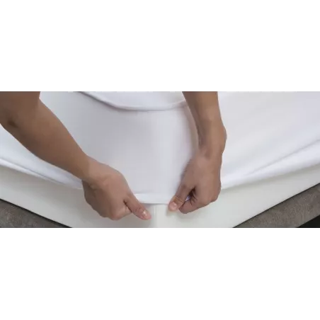 Surmatelas Rembourré en éponge réversible Anti-allergènes Velfont