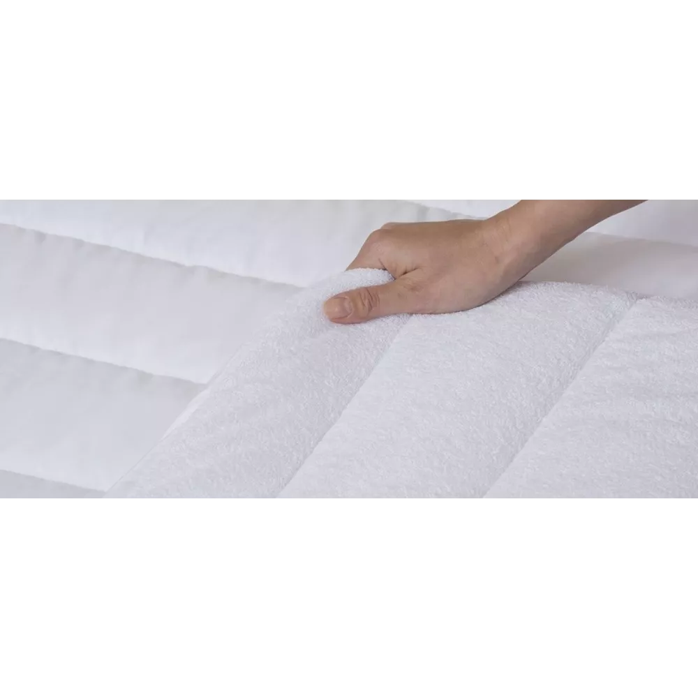 Surmatelas Rembourré en éponge réversible Anti-allergènes Velfont