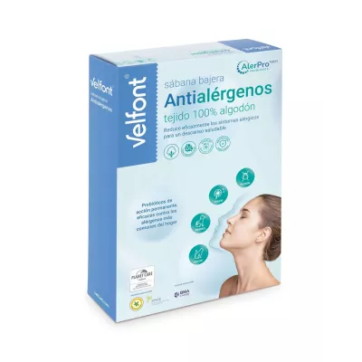 Spannbetttuch Punkt Antiallergene Velfont