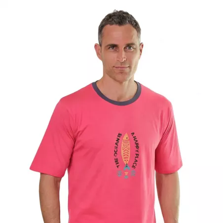 Pijama Homem Verão 265023 Coral Muslher