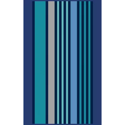 Toalla de Playa Selleta Azul 90x165 cm Stilia