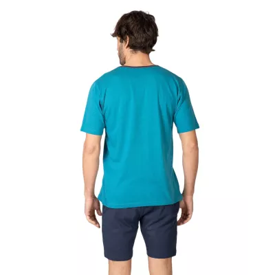 Herren Sommer Pyjama P261306 Grün Massana