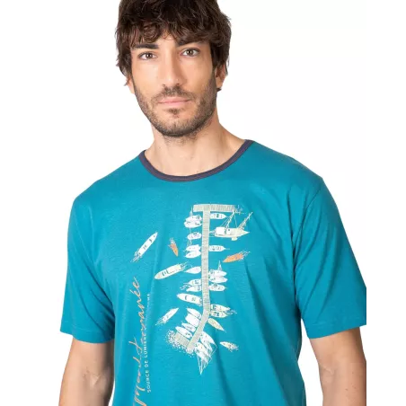 Pijama Homem Verão P261306 Verde Massana