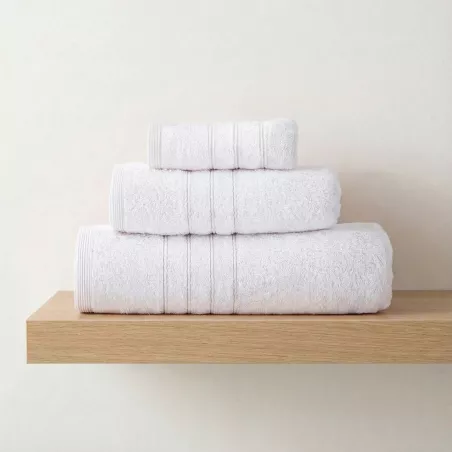 Jeu de Serviettes de Bain 100% Coton Filé Omega Abece Maison