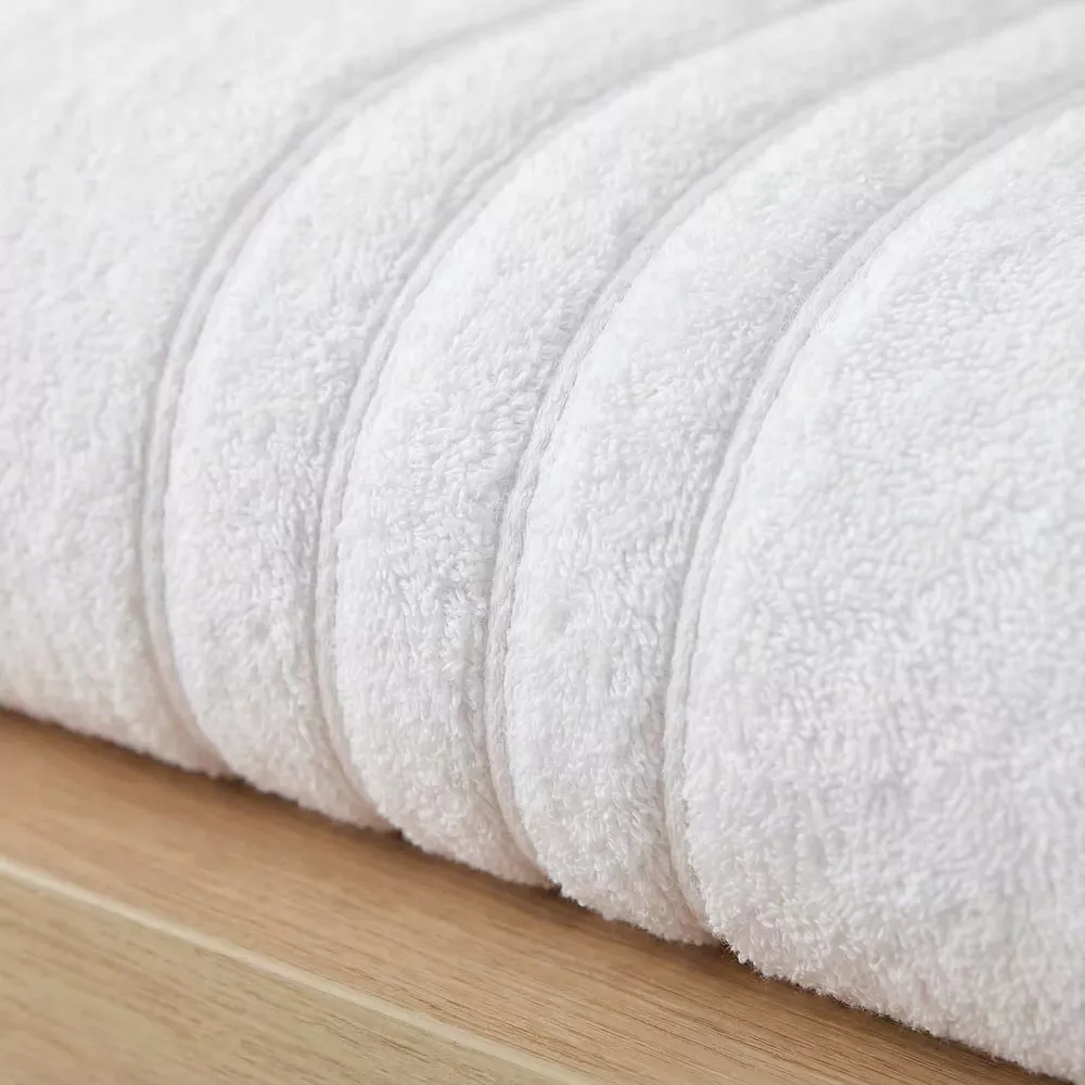 Jeu de Serviettes de Bain 100% Coton Filé Omega Abece Maison
