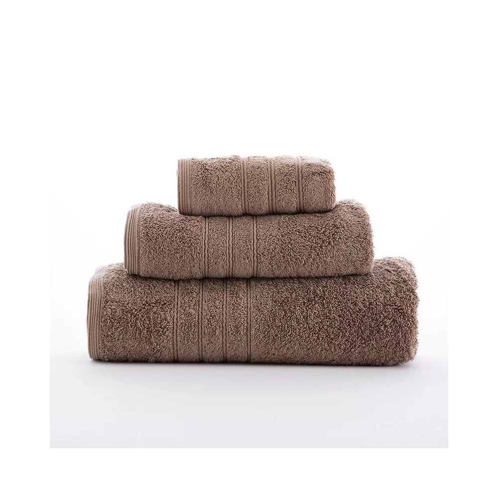 Jeu de Serviettes de Bain 100% Coton Filé Omega Abece Maison