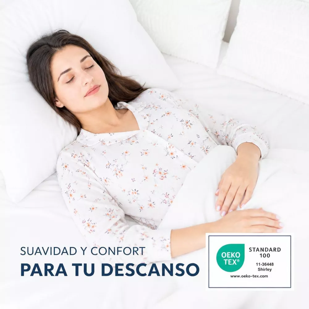 Housse de matelas réversible rembourrée anti-acariens Dolpy Moshy