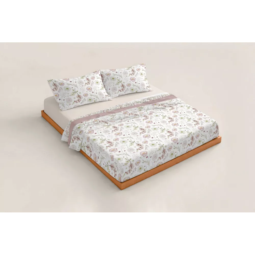 Bettwäscheset Roser 300 Fäden Naturals