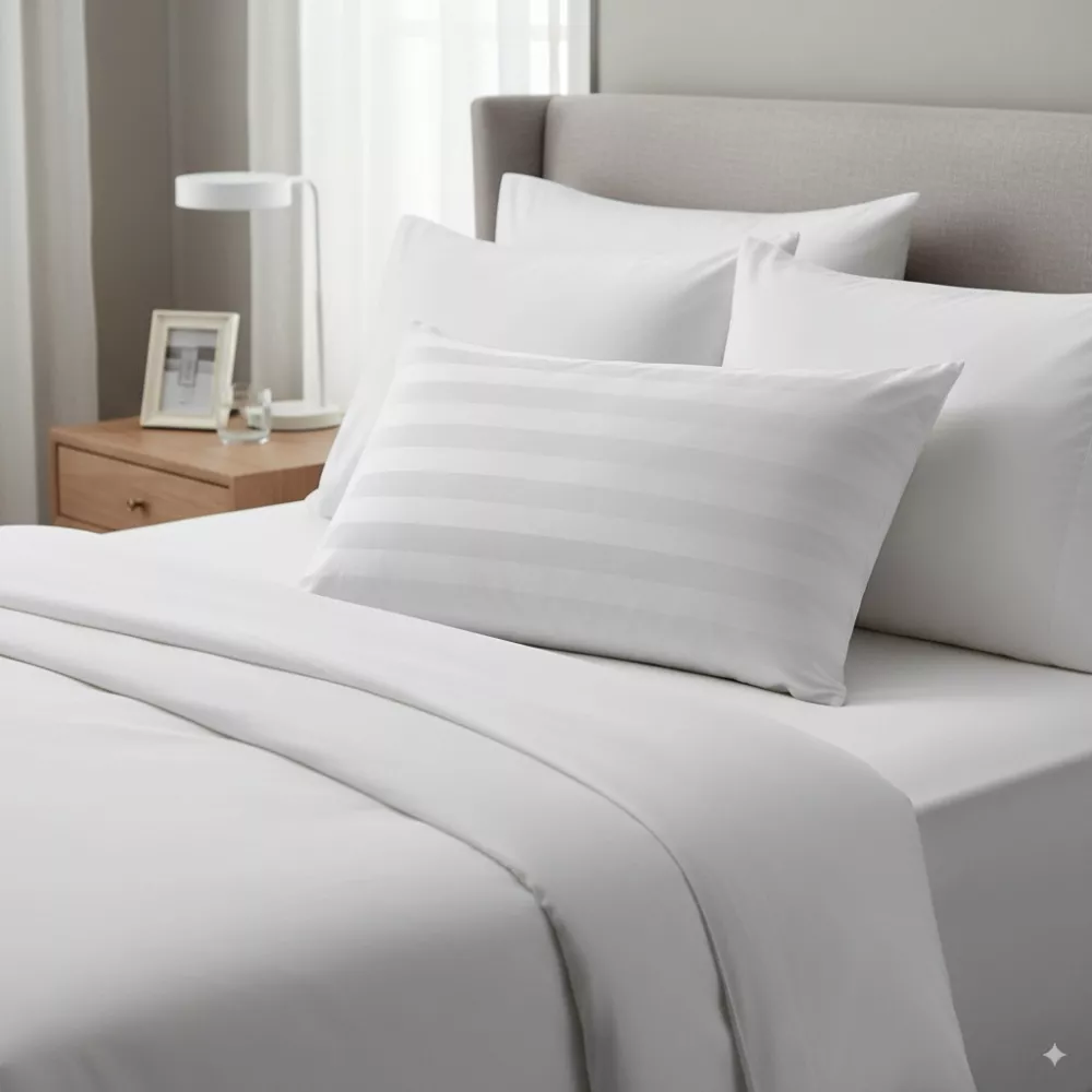 Almohada de Fibra Mash Kol –Doble Funda Transpirable y Lavable