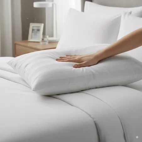 Almohada de Fibra Mash Kol –Doble Funda Transpirable y Lavable