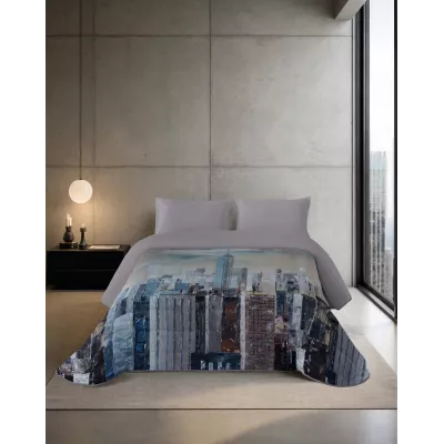 Duvet nordique imprimé Center 300 g/m² Naturals