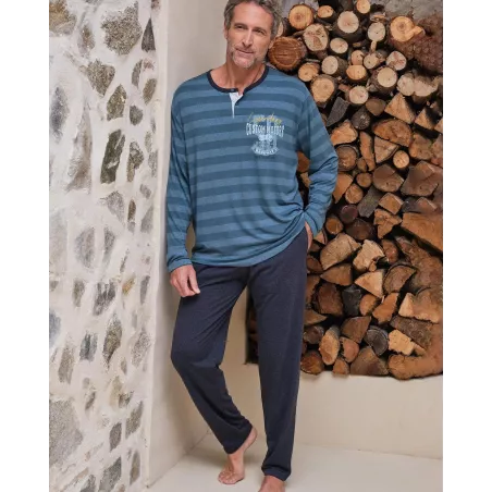 Pijama Hombre Invierno P761317 Marino Massana