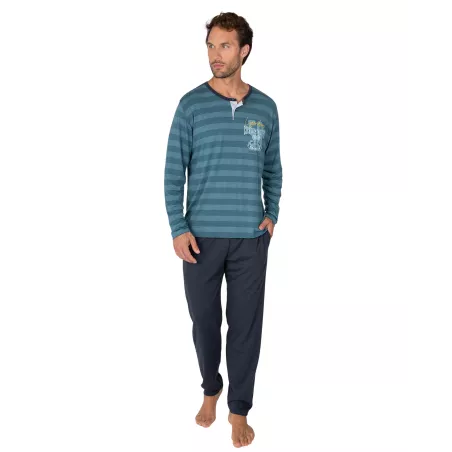 Pijama Hombre Invierno P761317 Marino Massana