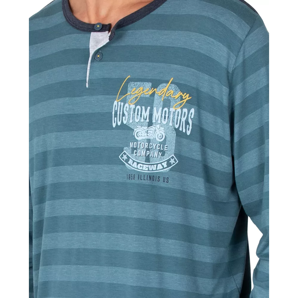 Pijama Hombre Invierno P761317 Marino Massana