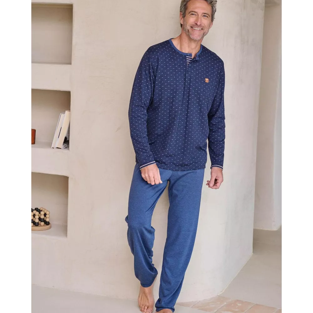 Pijama Hombre Invierno P761336 Marino Massana