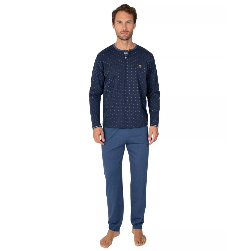 Pijama Hombre Invierno P761336 Marino Massana