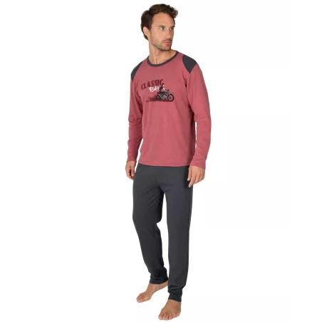Pijama Hombre Invierno P761322 Rojo Massana