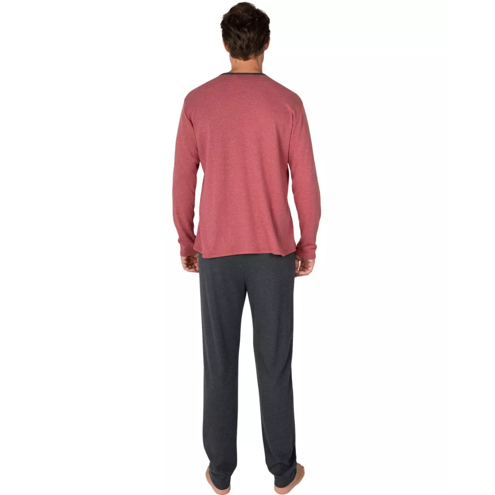 Pijama Hombre Invierno P761322 Rojo Massana