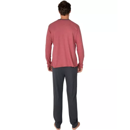 Pijama Hombre Invierno P761322 Rojo Massana