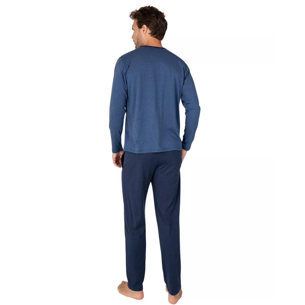 Pijama Hombre Invierno P761313 Marino Massana