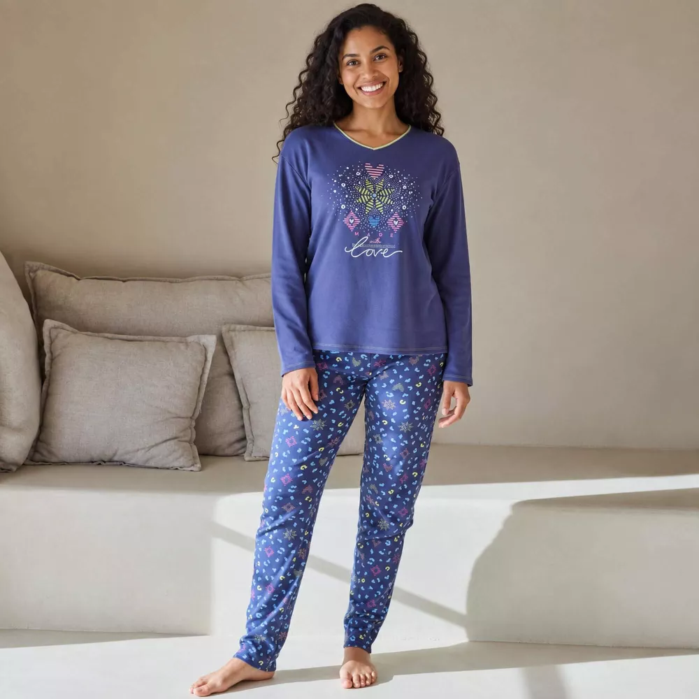 Pijama Mujer Invierno P761211 Marino Massana
