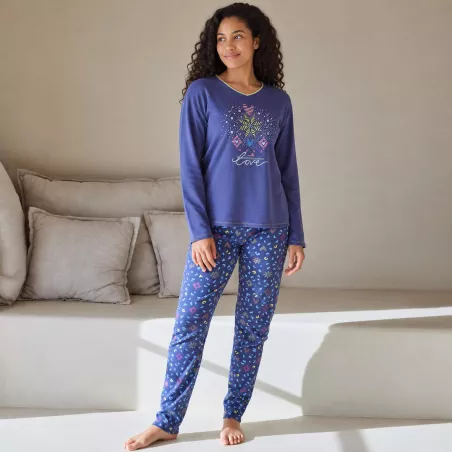 Pijama Mujer Invierno P761211 Marino Massana