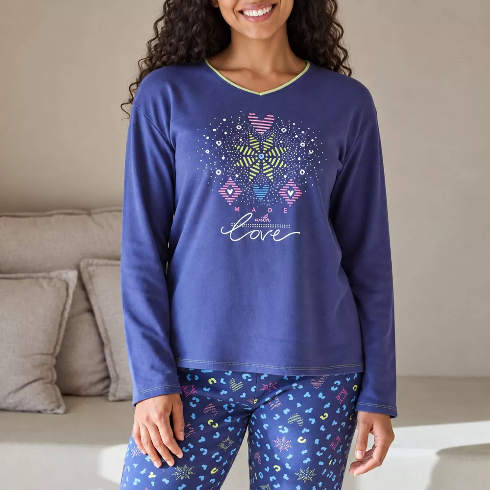 Pijama Mujer Invierno P761211 Marino Massana
