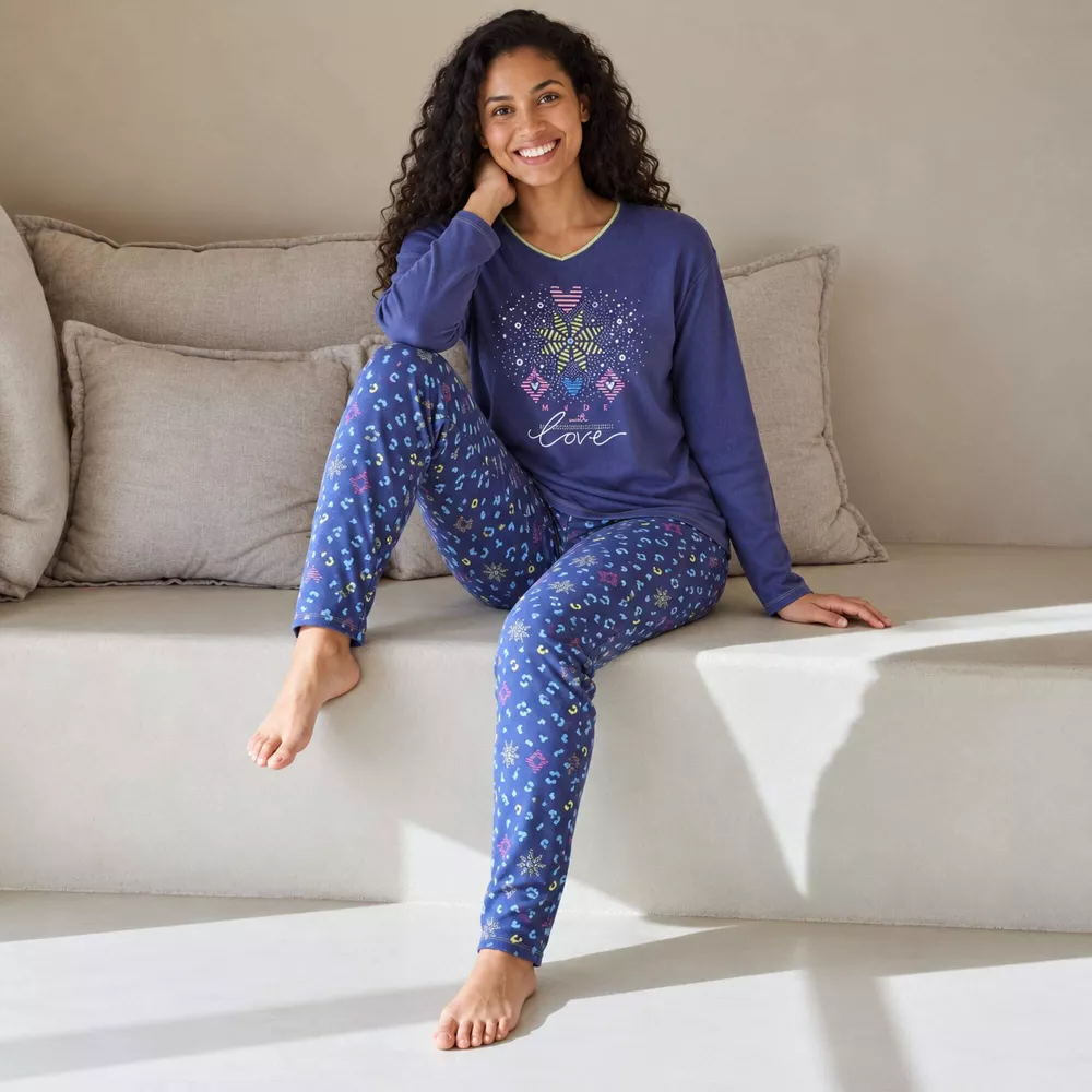 Pijama Mujer Invierno P761211 Marino Massana