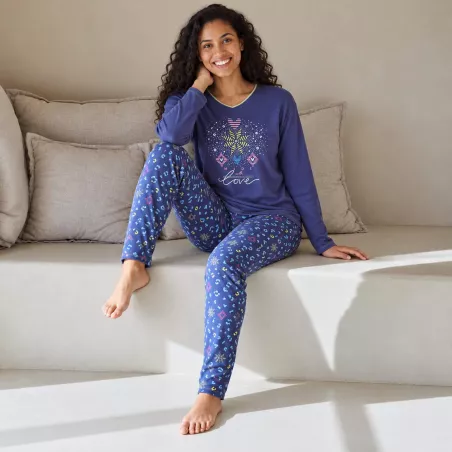 Pijama Mujer Invierno P761211 Marino Massana