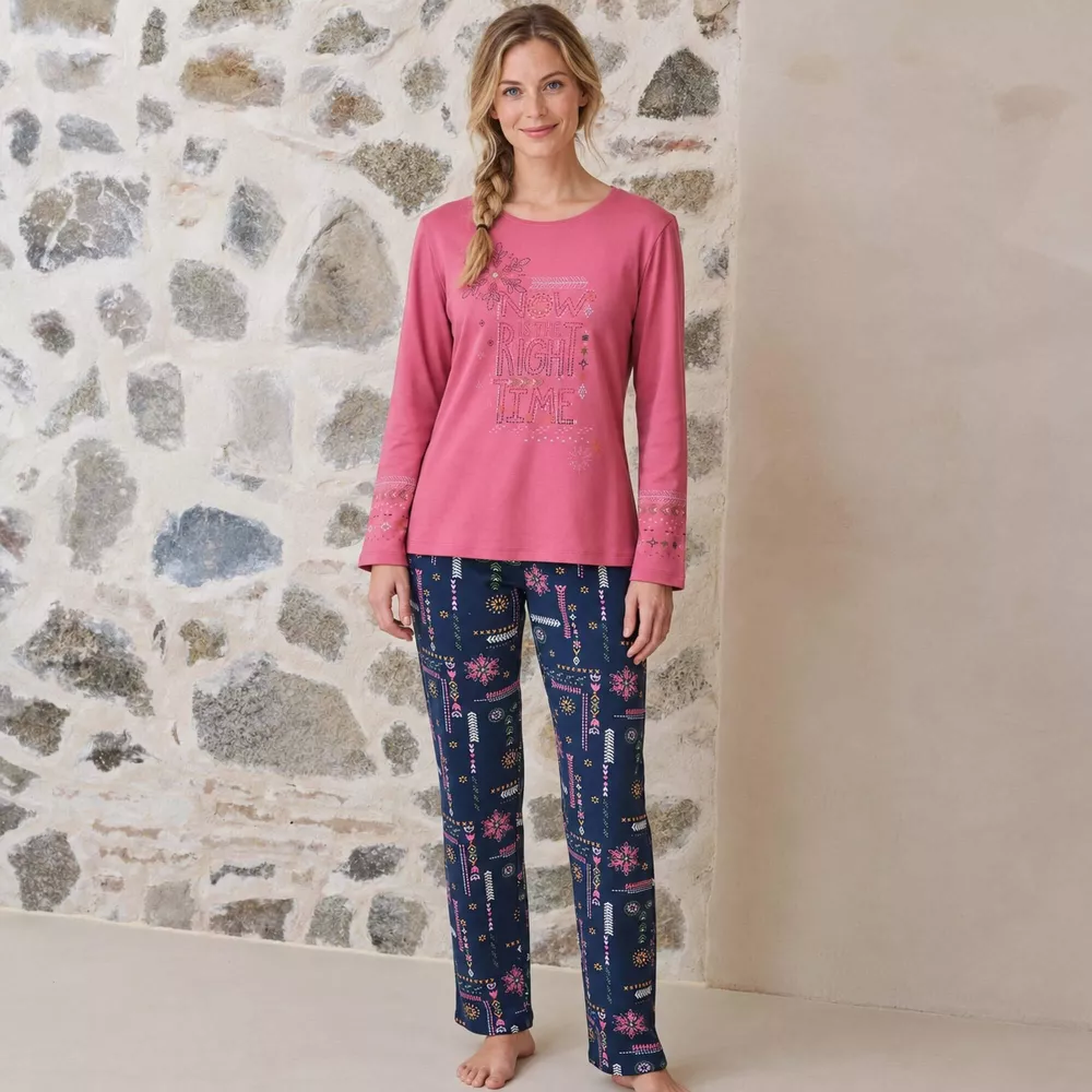 Pijama Mujer Invierno P761225 Rosa Massana