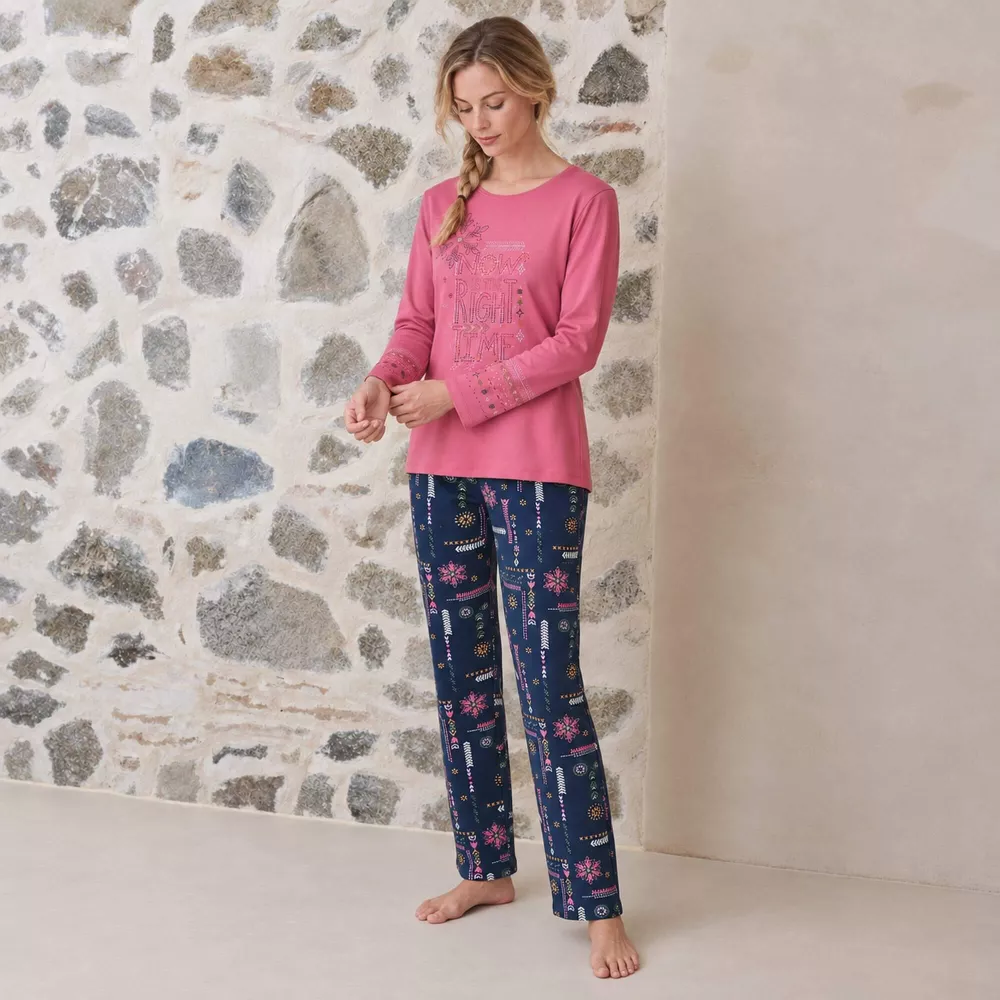 Pijama Mujer Invierno P761225 Rosa Massana