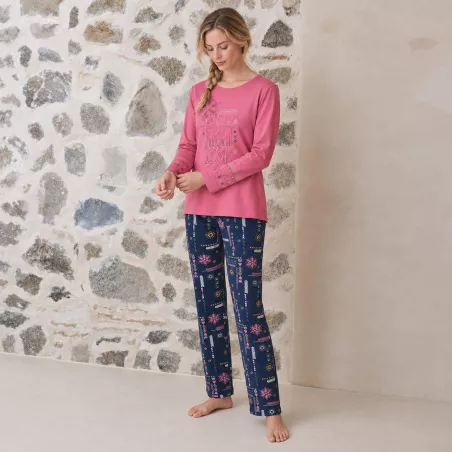 Pijama Mujer Invierno P761225 Rosa Massana