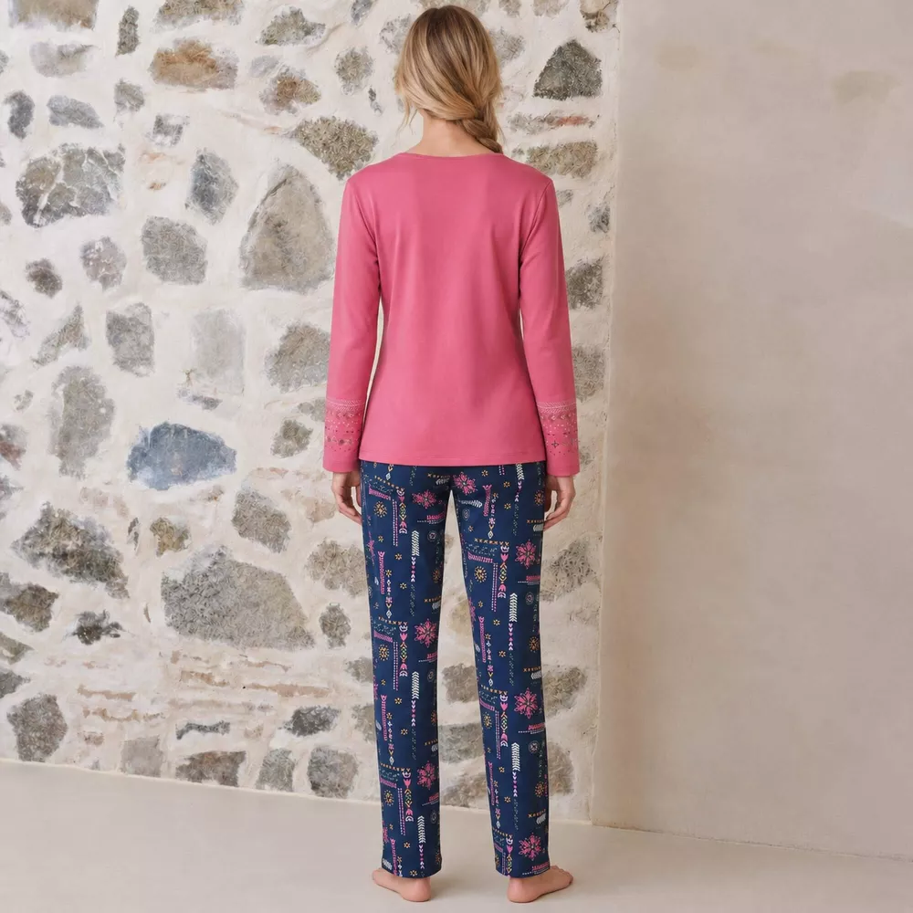 Pijama Mujer Invierno P761225 Rosa Massana