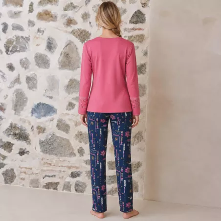 Pijama Mujer Invierno P761225 Rosa Massana