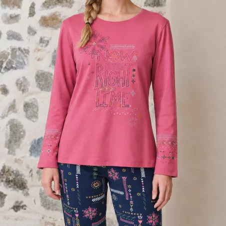 Pijama Mujer Invierno P761225 Rosa Massana