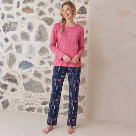 Pijama Mujer Invierno P761225 Rosa Massana