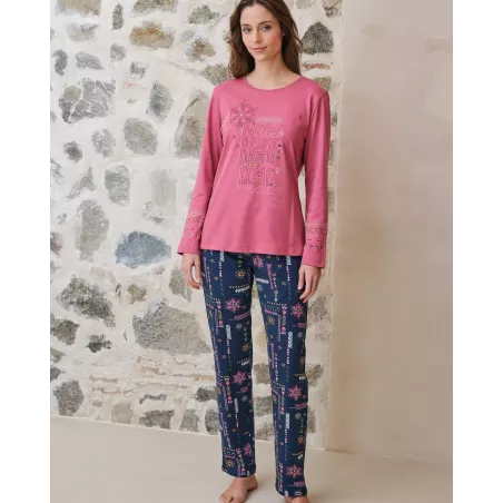 Pijama Mujer Invierno P761225 Rosa Massana