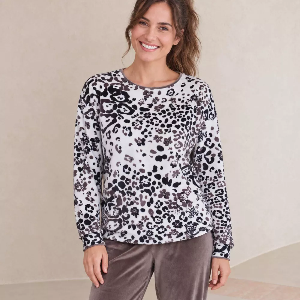 Pijama Mujer Invierno P761222 Marron Massana