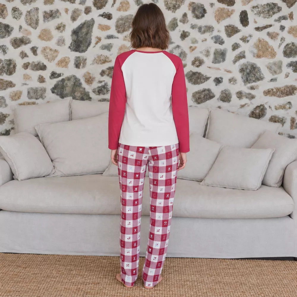 Pijama Mujer Invierno P761205 Rojo Massana