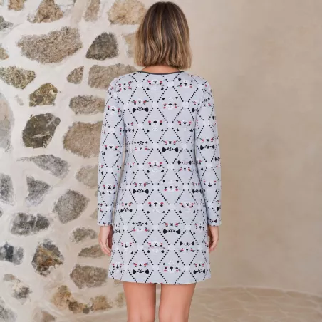 Camisón Mujer Invierno L767235 Gris Massana