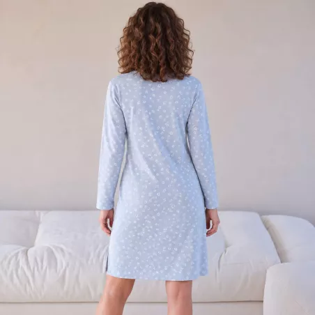 Camisón Mujer Invierno L767232 Azul Massana