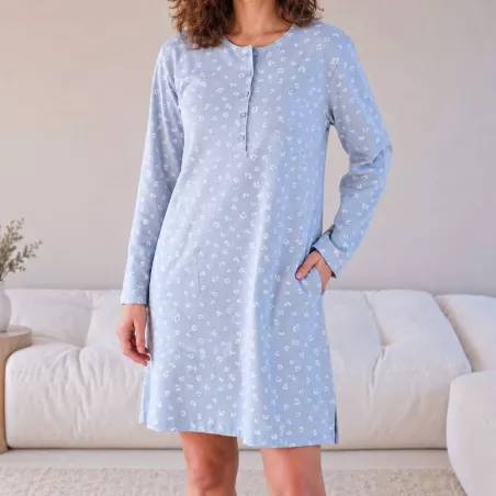 Camisón Mujer Invierno L767232 Azul Massana